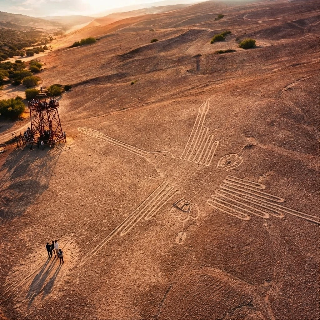 Nazca Lines Aerial View